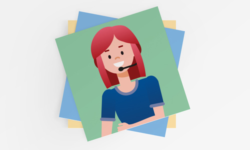 Minimalistische Frauenillustration – reduziert, elegant, grafisch präzise